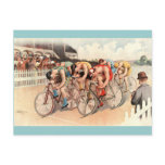 Vintage Bicycle Race Poster Art Postcards