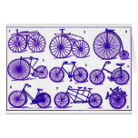 Vintage Bicycles Greeting Cards