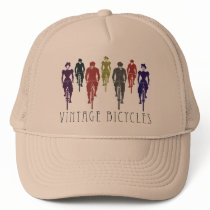 Vintage bicycles mesh hats