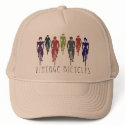 Vintage bicycles hats