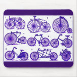 Vintage Bicycles Mouse Pad