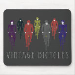 Vintage bicycles mouse pads