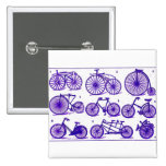 Vintage Bicycles Pinback Buttons