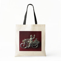 Vintage Bike Tote Bags