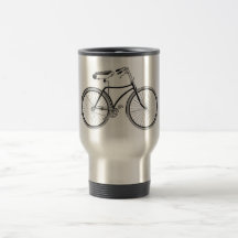 Vintage Bike Old Fashioned Bicycle Cycling Coffee Mug