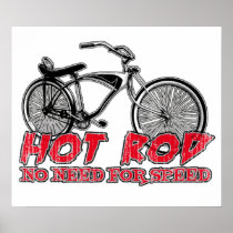 Vintage bike poster