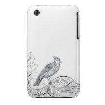Vintage Bird Case iPhone 3 Case-Mate Case