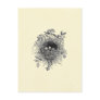 Vintage Bird Nest Illustration Postcard