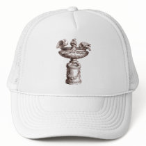Vintage Birdbath Hat