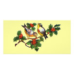 Vintage Birds in Holly photo cards