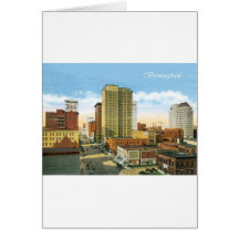 Vintage Birmingham Greeting Card