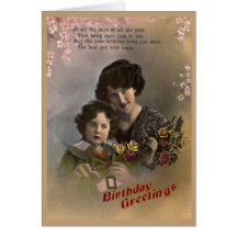 Vintage birthday card