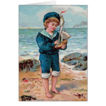 Vintage Birthday Card for a Boy