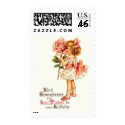 Vintage Birthday Greetings postage