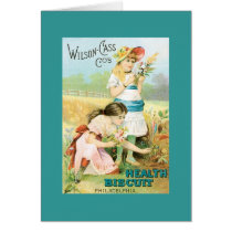 Vintage Biscuit Advertisement Greeting Cards