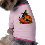 Vintage Black Cat and Pumpkin Pet Clothing pet clothing