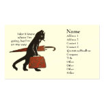 Vintage Black Cat Business Cards