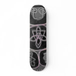 VINTAGE Black n White Kids Art skateboards