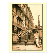 Vintage Blankenberge, Stairway of the Lions Post Cards