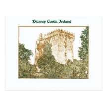 Vintage Blarney Castle, Ireland Postcard
