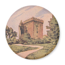 Vintage Blarney Castle Refrigerator Magnet