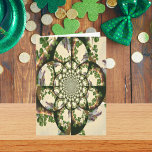 Vintage Blarney Castle & Shamrocks Kaleidoscope Greeting Cards
