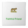 Vintage Bloodhound Tile