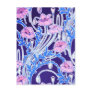 Vintage Blue and Pink Floral Postcards