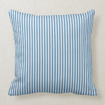 vintage blue candy stripe victorian cushion pillow