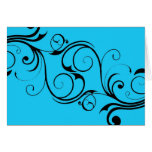 Vintage Blue Card