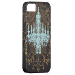 Vintage blue Chandelier DamaskFashion iphone5 case iPhone 5 Covers