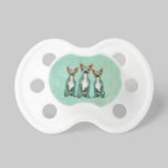 Vintage Blue French Bulldogs Pacifier pacifiers