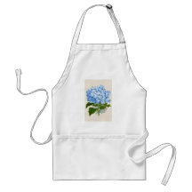 Vintage Blue Hydrangea Aprons
