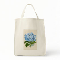 Vintage Blue Hydrangea Bag