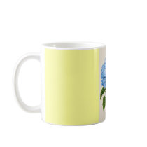 Vintage Blue Hydrangea Mugs
