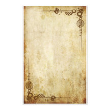 Vintage Borders - Retro Customized Stationery
