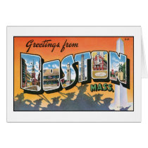 Vintage Boston, MA Postcard