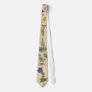 Vintage Botanical Blue Flowers Tie