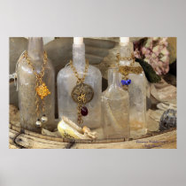 Vintage Bottles Print