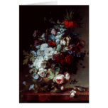 Vintage Bouquet of Flowers Card