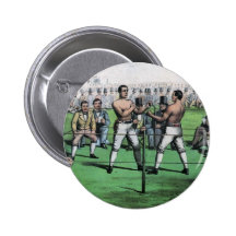 Vintage Boxing; Great Fight for the Championship Button