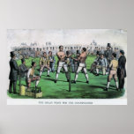 Vintage Boxing; Great Fight for the Championship Posters