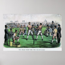Vintage Boxing; Great Fight for the Championship Posters