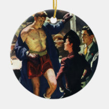 Vintage Boxing Ornament