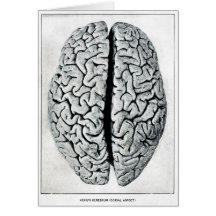 Vintage Brain Card
