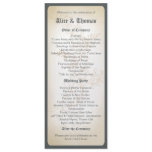 Vintage Branch - Wedding Program invitations