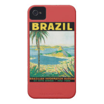 Vintage Brazil Case-Mate iPhone 4 Case