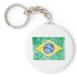 Vintage Brazil Flag Key Chains