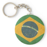 Vintage Brazil Flag Keychains