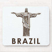 Vintage Brazil Mouse Pad